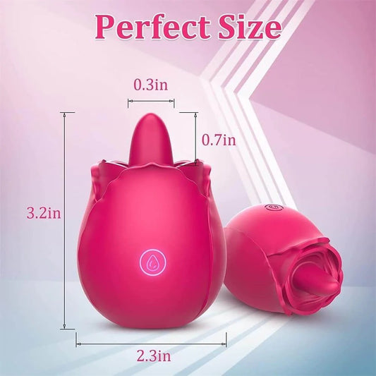 Rose Lush – Tongue Licking Vibrator