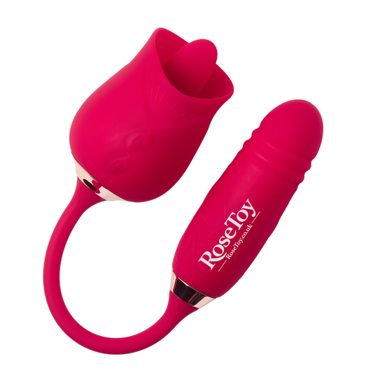 Rose Aura – Licking & Thrusting Rose Vibrator