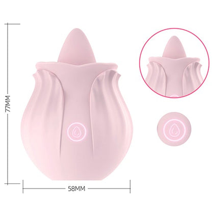 Rose Bloom – Tongue Licking Vibrator